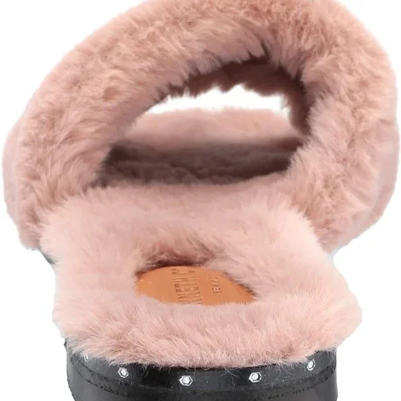 Kenneth Cole Women's Peggy Fuzzy Slippers - Picture 4 of 10